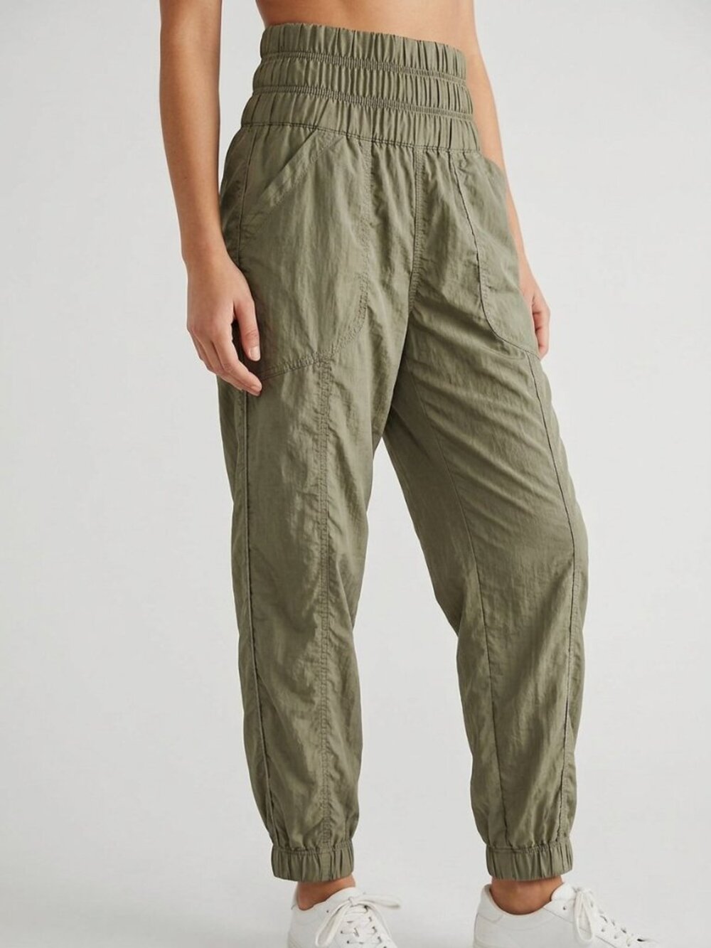 NWOT FP Movement The Way Home High Rise Jogger Pants Olive Green XS